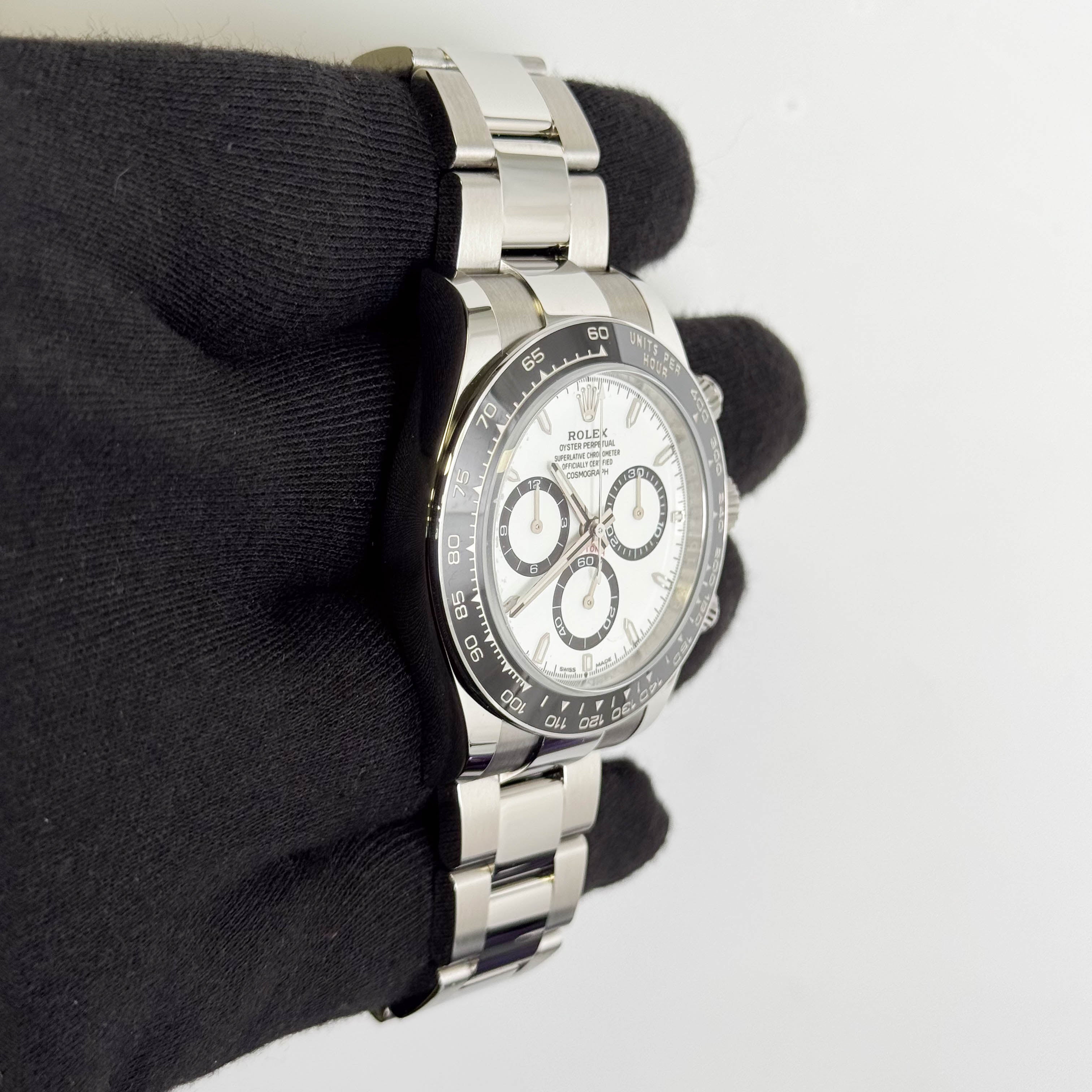 Rolex Daytona 40mm White Dial Watch Ref# 126500LN