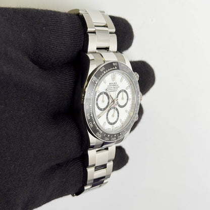 Rolex Daytona 40mm White Dial Watch Ref# 126500LN - Happy Jewelers Fine Jewelry Lifetime Warranty