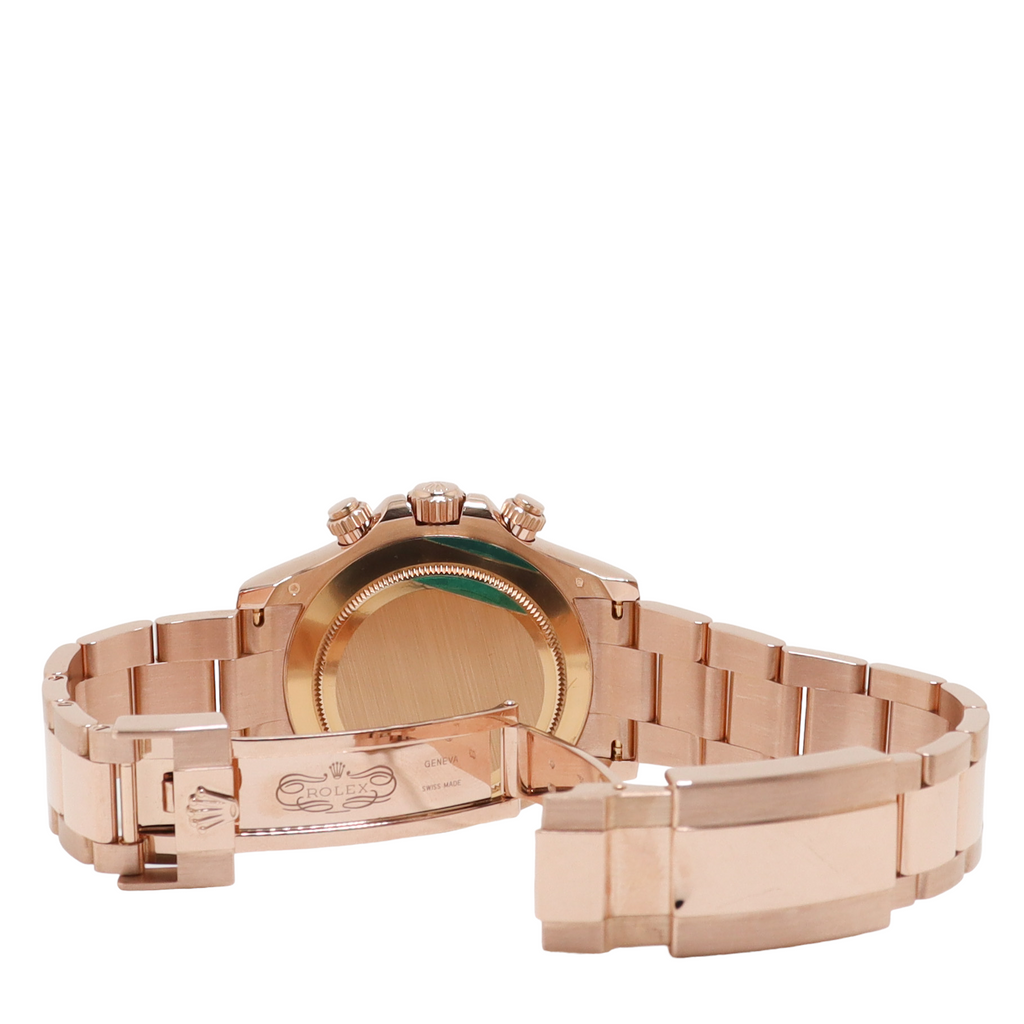 Rolex Daytona Rose Gold 40mm Ivory Chronograph Dial Watch Reference#: 116505 - Happy Jewelers Fine Jewelry Lifetime Warranty