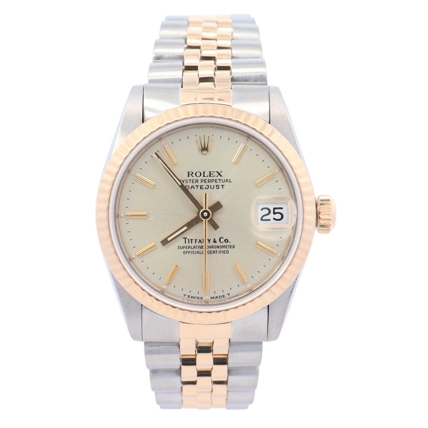 Rolex Datejust 31mm Champagne Dial Watch Ref# 68273