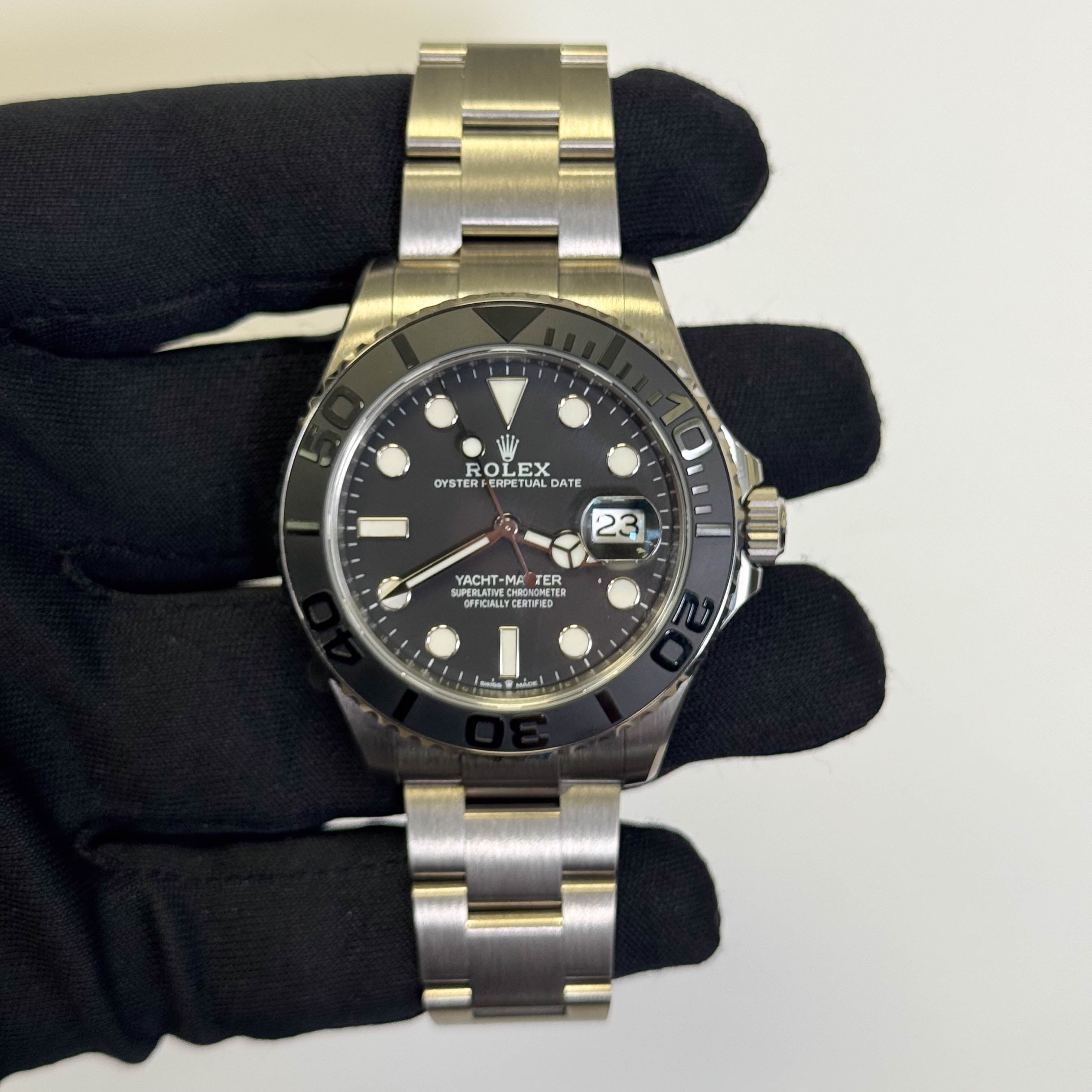 Rolex Yacht-Master 42mm Black Dial Watch Ref# 226627