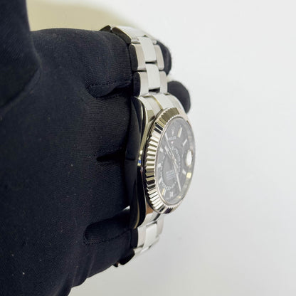 Rolex Sky-Dweller 42mm Black Dial Watch Ref# 336934 - Happy Jewelers Fine Jewelry Lifetime Warranty