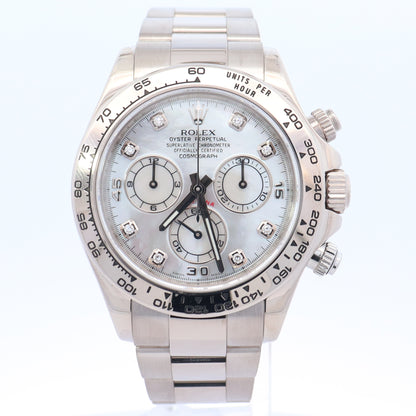 Rolex Daytona 40mm MOP Dial Ref# 116509 - Happy Jewelers Fine Jewelry Lifetime Warranty