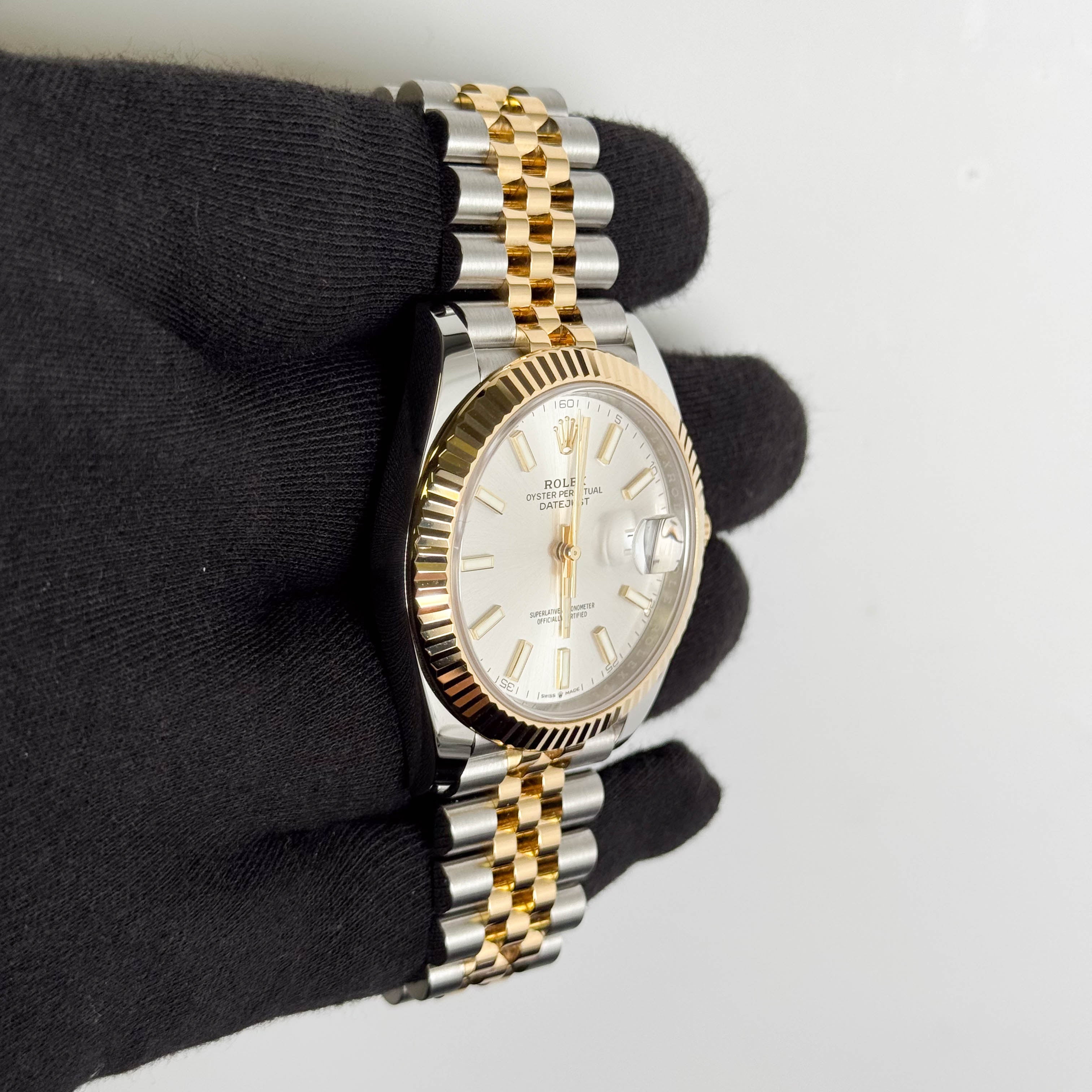 Rolex Datejust 41mm Silver Dial Watch Ref# 126333