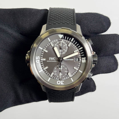 IWC Aquatimer Shark Edition 44mm Grey Dial Watch Ref# IW379506 - Happy Jewelers Fine Jewelry Lifetime Warranty