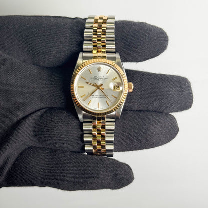 Rolex Datejust 31mm Silver Dial Watch Ref# 68273