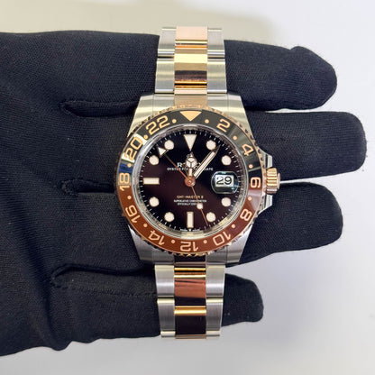 Rolex GMT Master II 40mm Black Dot Dial Watch Ref# 126711CHNR - Happy Jewelers Fine Jewelry Lifetime Warranty