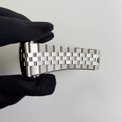 Rolex Land-Dweller 36mm White Honeycomb Dial Watch Ref# 127234