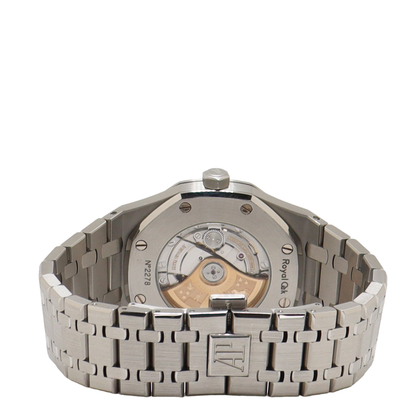 Audemars Piguet Royal Oak Stainless Steel 41mm Black Stick Dial Watch Reference#: 15400ST.OO.1220ST.01 - Happy Jewelers Fine Jewelry Lifetime Warranty