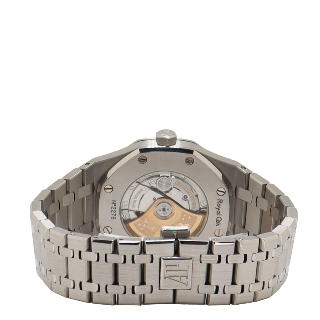 Audemars Piguet Royal Oak Stainless Steel 41mm Black Stick Dial Watch Reference#: 15400ST.OO.1220ST.01 - Happy Jewelers Fine Jewelry Lifetime Warranty