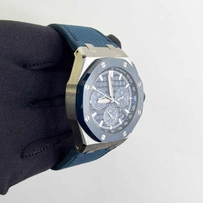 Audemars Piguet Royal Oak 44mm Blue Dial Watch Ref# 26420SO.OO.A029VE.01
