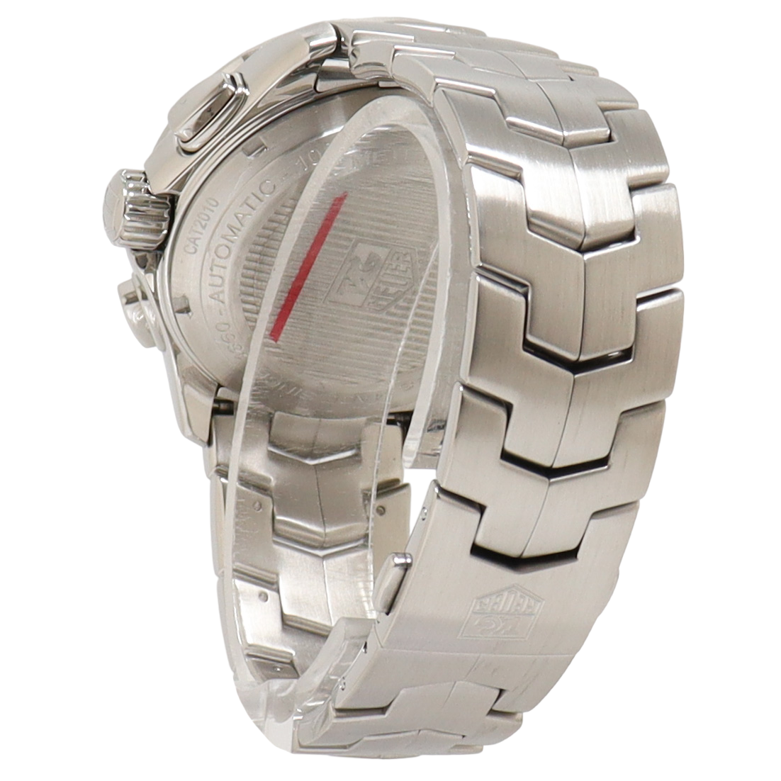 TAG Heuer Link Calibre 16 Stainless Steel 43mm Black Chronograph Dial Watch Reference#: CAT2010 - Happy Jewelers Fine Jewelry Lifetime Warranty