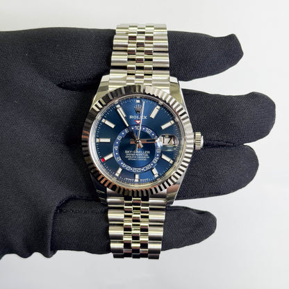Rolex Sky-Dweller 42mm Blue Dial Watch Ref# 336934