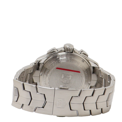 TAG Heuer Link Calibre 16 Stainless Steel 43mm Black Chronograph Dial Watch Reference#: CAT2010 - Happy Jewelers Fine Jewelry Lifetime Warranty