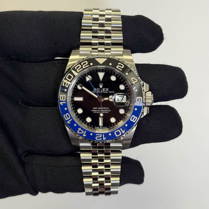 Rolex GMT Master II 40mm "Batgirl" Black Dial Watch Ref# 126710BLNR - Happy Jewelers Fine Jewelry Lifetime Warranty