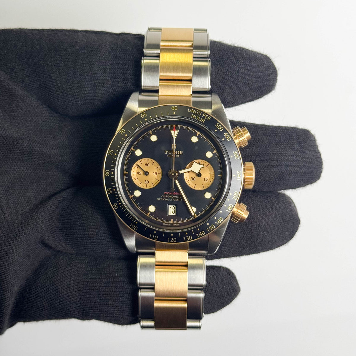 Tudor Black Bay Chronograph 41mm Black Dial Watch Ref# 79363N
