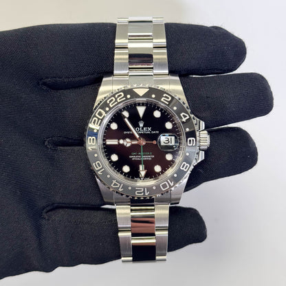 Rolex GMT-Master II 40mm Black Dial Ref# 126710GRNR - Happy Jewelers Fine Jewelry Lifetime Warranty