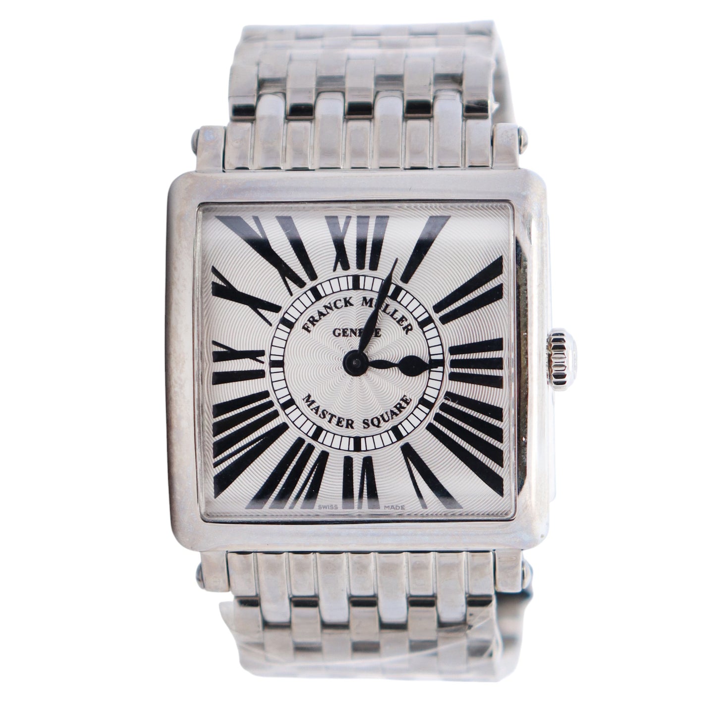 Franck Muller Master Square 32mm Silver Dial Watch Ref# 6002 M QZ R O AC