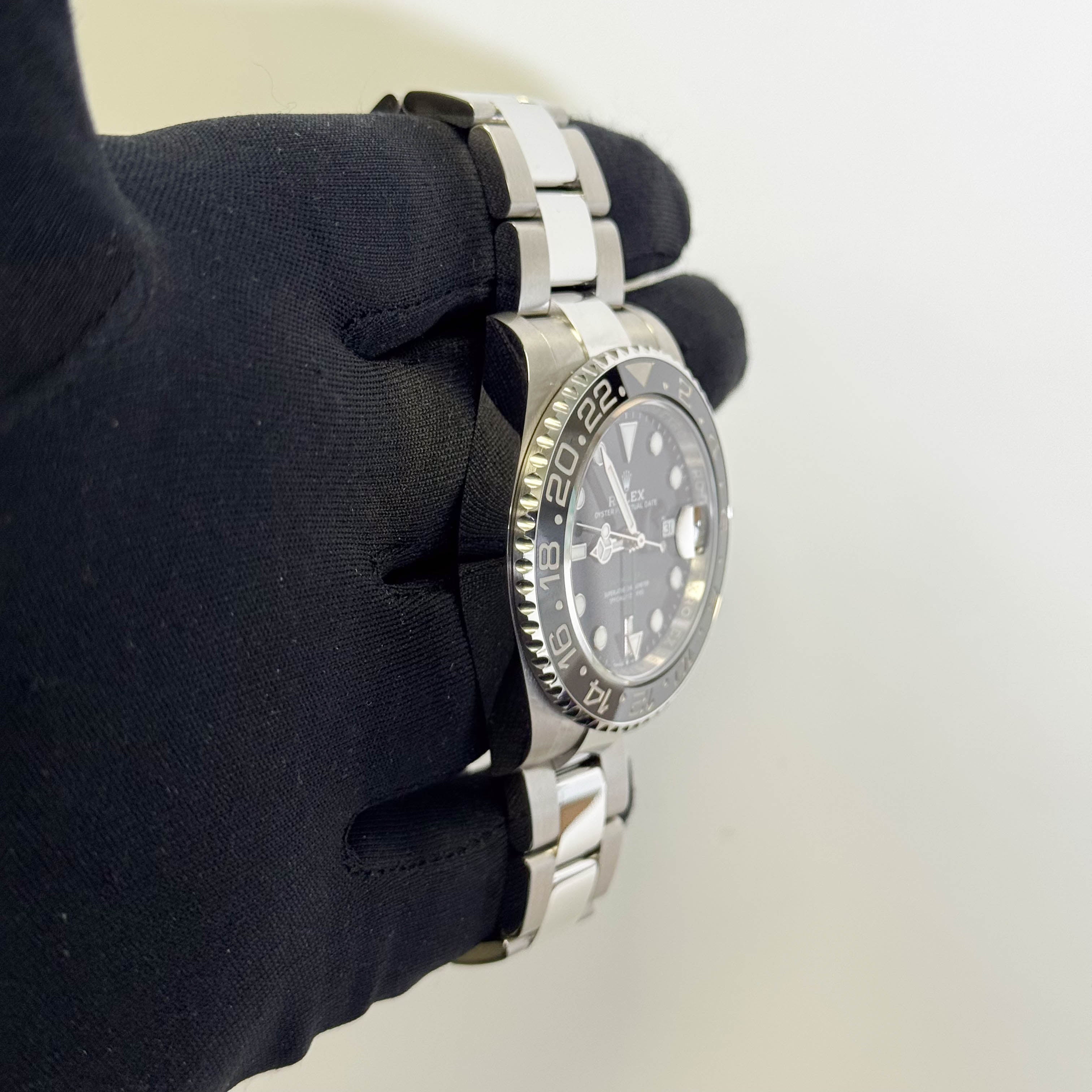 Rolex GMT-Master II 40mm Black Dial Ref# 126710GRNR