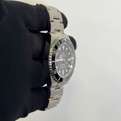 Rolex Submariner 41mm Black Dial Watch Ref# 124060 - Happy Jewelers Fine Jewelry Lifetime Warranty