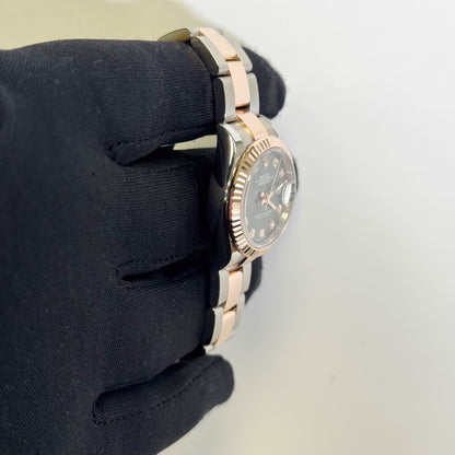 Rolex Datejust 28mm Green Dial Watch Ref# 279171 - Happy Jewelers Fine Jewelry Lifetime Warranty