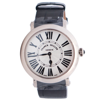 Franck Muller Ronde 35mm White Dial Watch Ref# 8035 QZ R - Happy Jewelers Fine Jewelry Lifetime Warranty