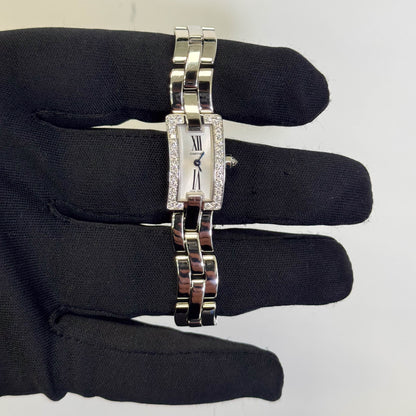 Cartier Ballerine 23x14mm Silver Dial Watch Ref# WG40033J