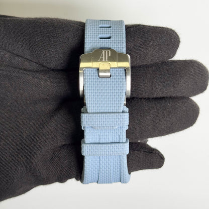 Audemars Piguet Royal Oak Offshore 42mm Blue Dial Watch Ref# 26238ST.OO.A340CA.01 - Happy Jewelers Fine Jewelry Lifetime Warranty