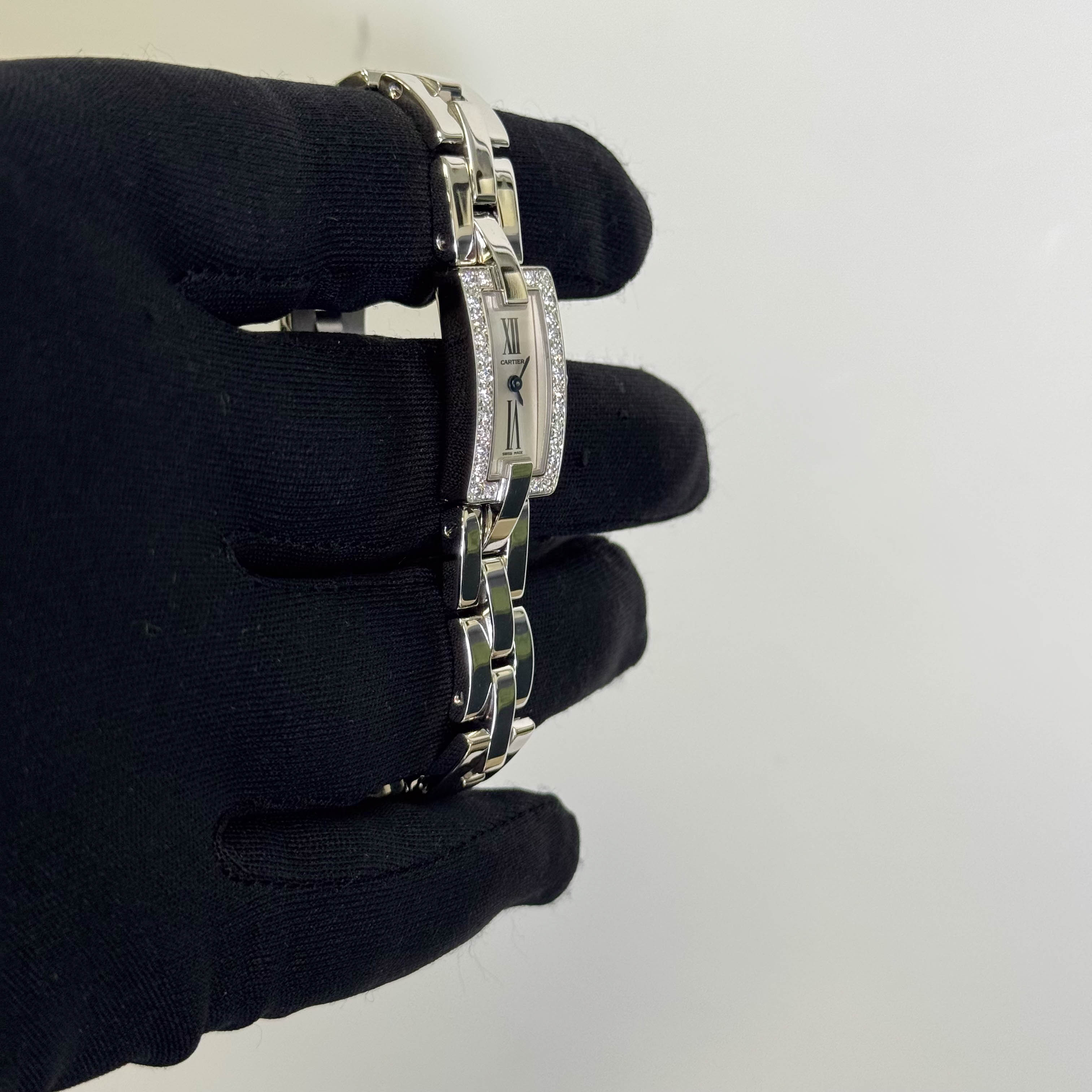 Cartier Ballerine 23x14mm Silver Dial Watch Ref# WG40033J