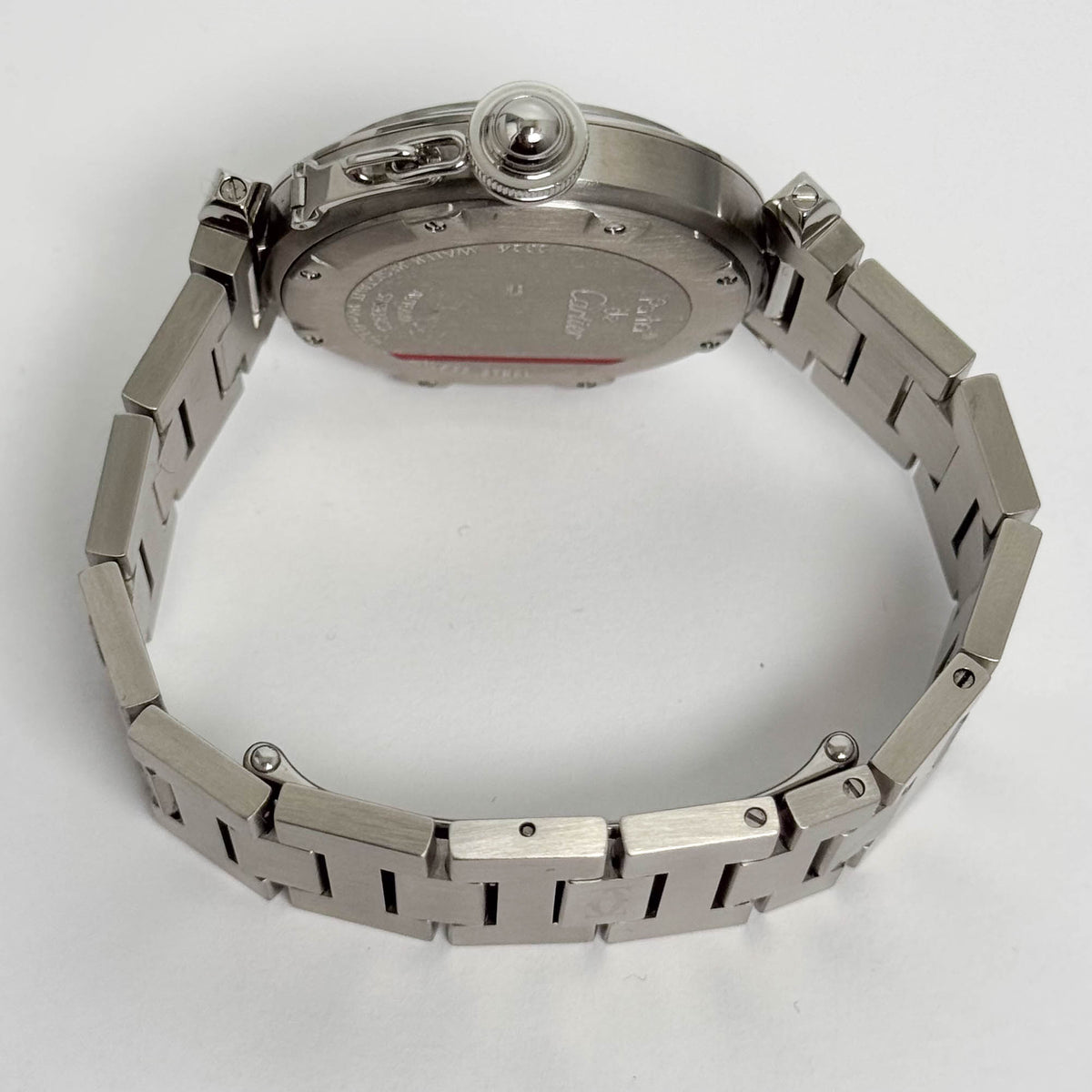 Cartier Pasha 35mm Black Dial Watch Ref# W31043M7