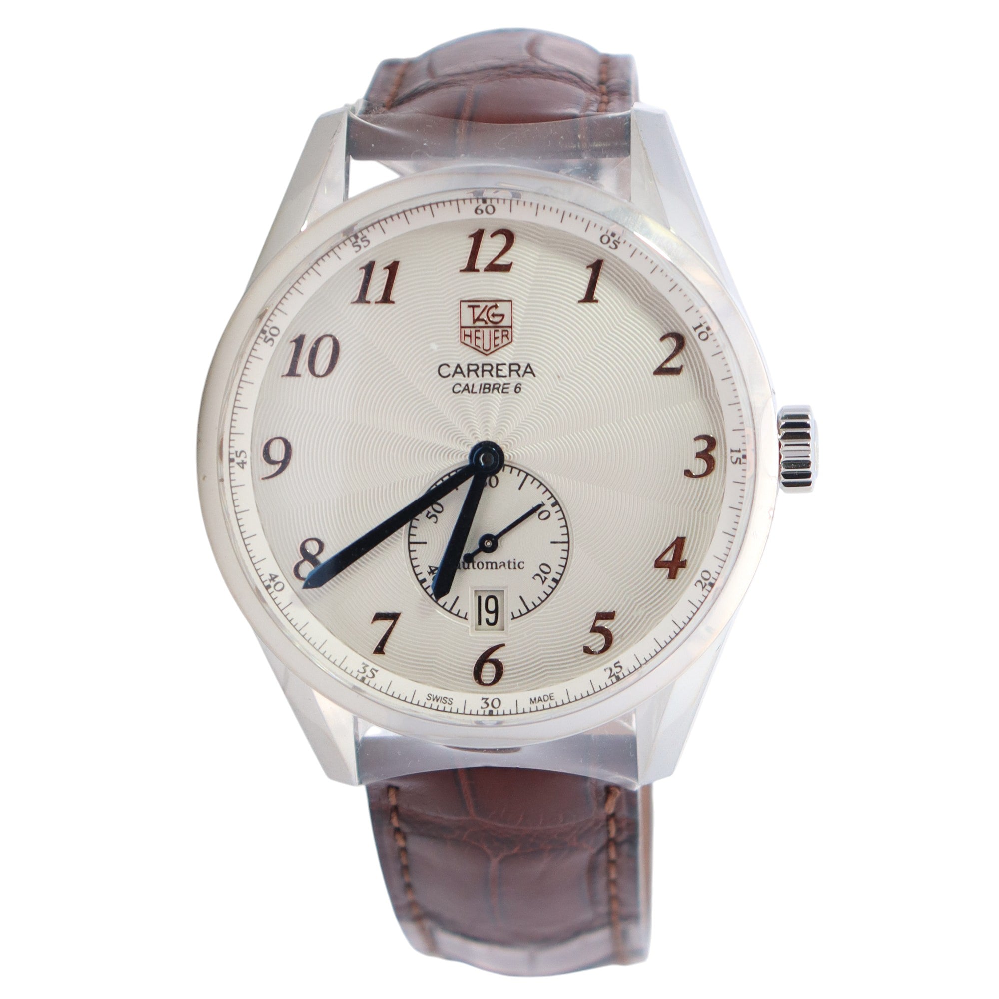 Tag Heuer Carrera 39mm White Dial Watch Ref# WAS2115 - Happy Jewelers Fine Jewelry Lifetime Warranty