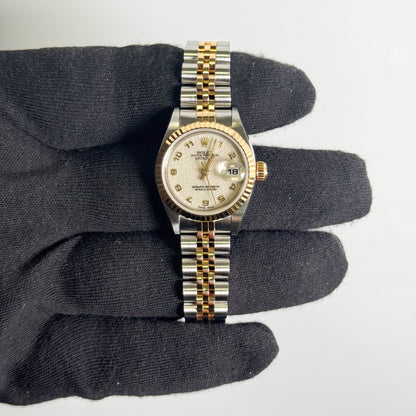Rolex Datejust 26mm White Dial Watch Ref# 69173