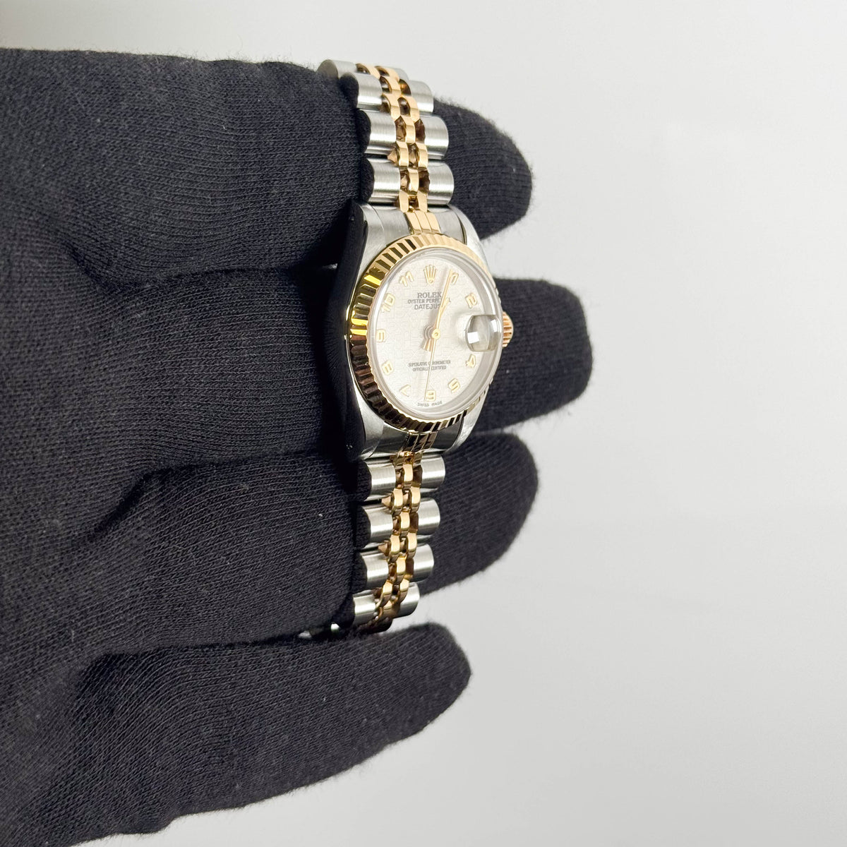 Rolex Datejust 26mm White Dial Watch Ref# 69173