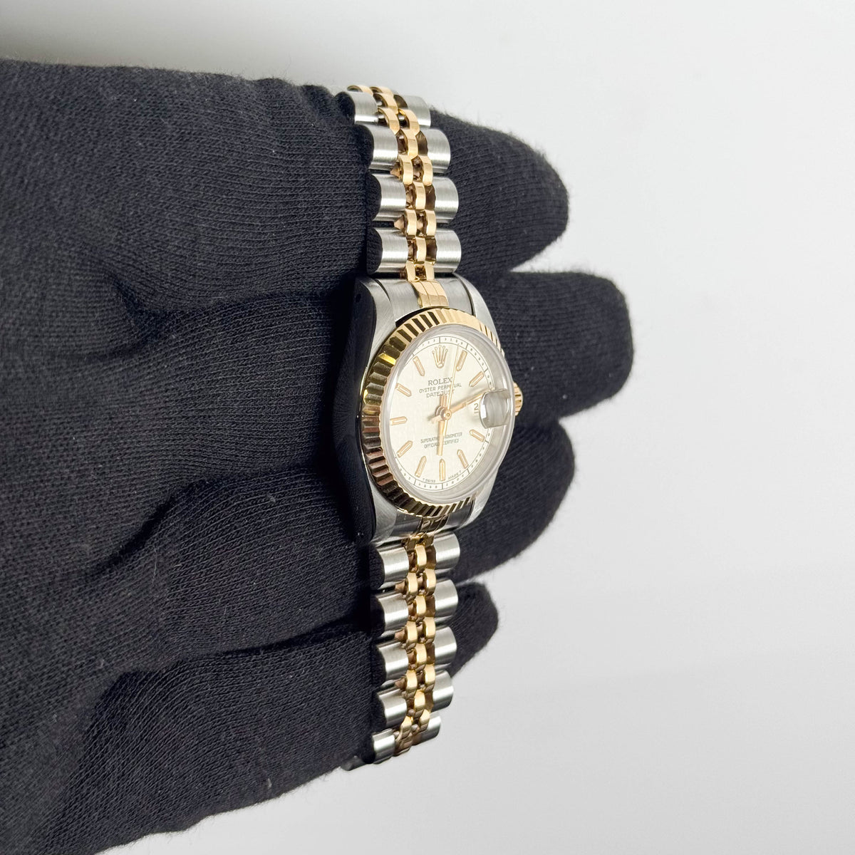 Rolex Datejust 26mm White Dial Watch Ref# 69173
