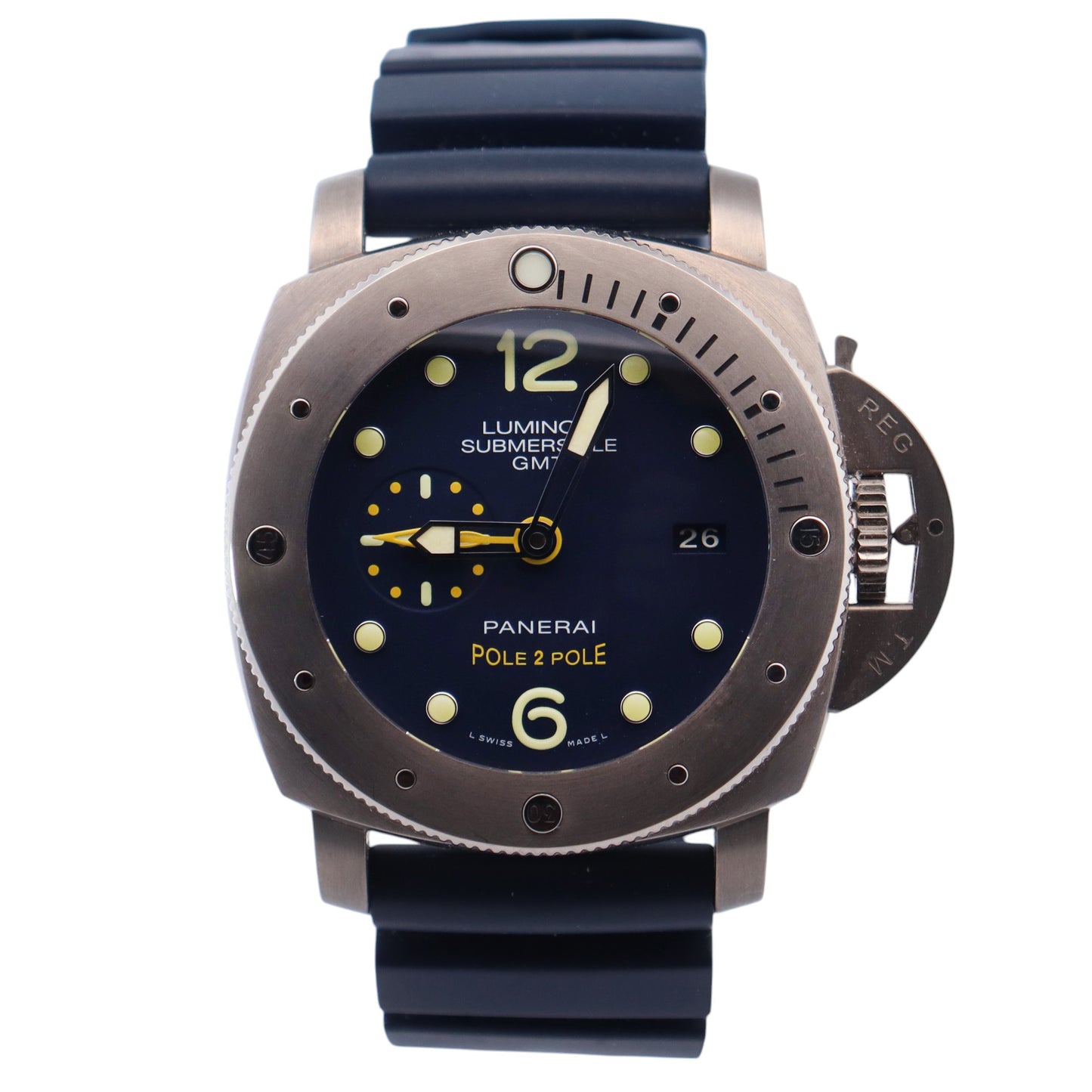 Panerai Luminor 47mm Blue Dial Watch Ref# PAM00719