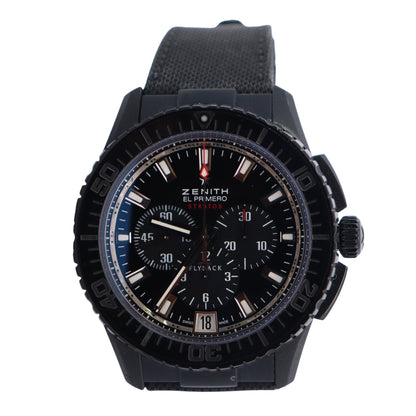 Zenith El Primero 45.5mm Black Dial Watch Ref# 24.2060.405 - Happy Jewelers Fine Jewelry Lifetime Warranty