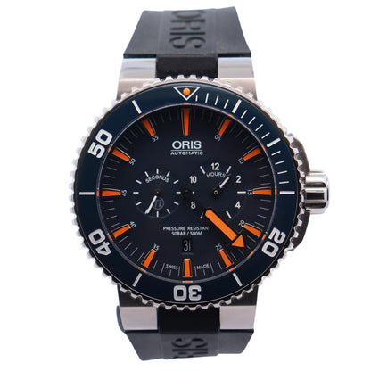 Oris Aquis 46mm Blue Dial Watch Ref# 01.749.7663.7185 - Happy Jewelers Fine Jewelry Lifetime Warranty