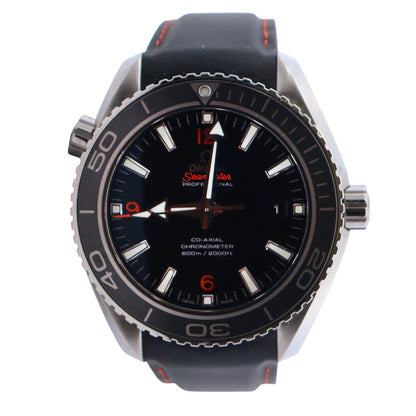 Omega Seamaster 45.5mm Black Dial Watch Ref# 232.32.46.21.01.005 - Happy Jewelers Fine Jewelry Lifetime Warranty