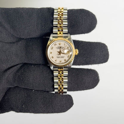 Rolex Datejust 26mm Ivory Dial Watch Ref# 69173