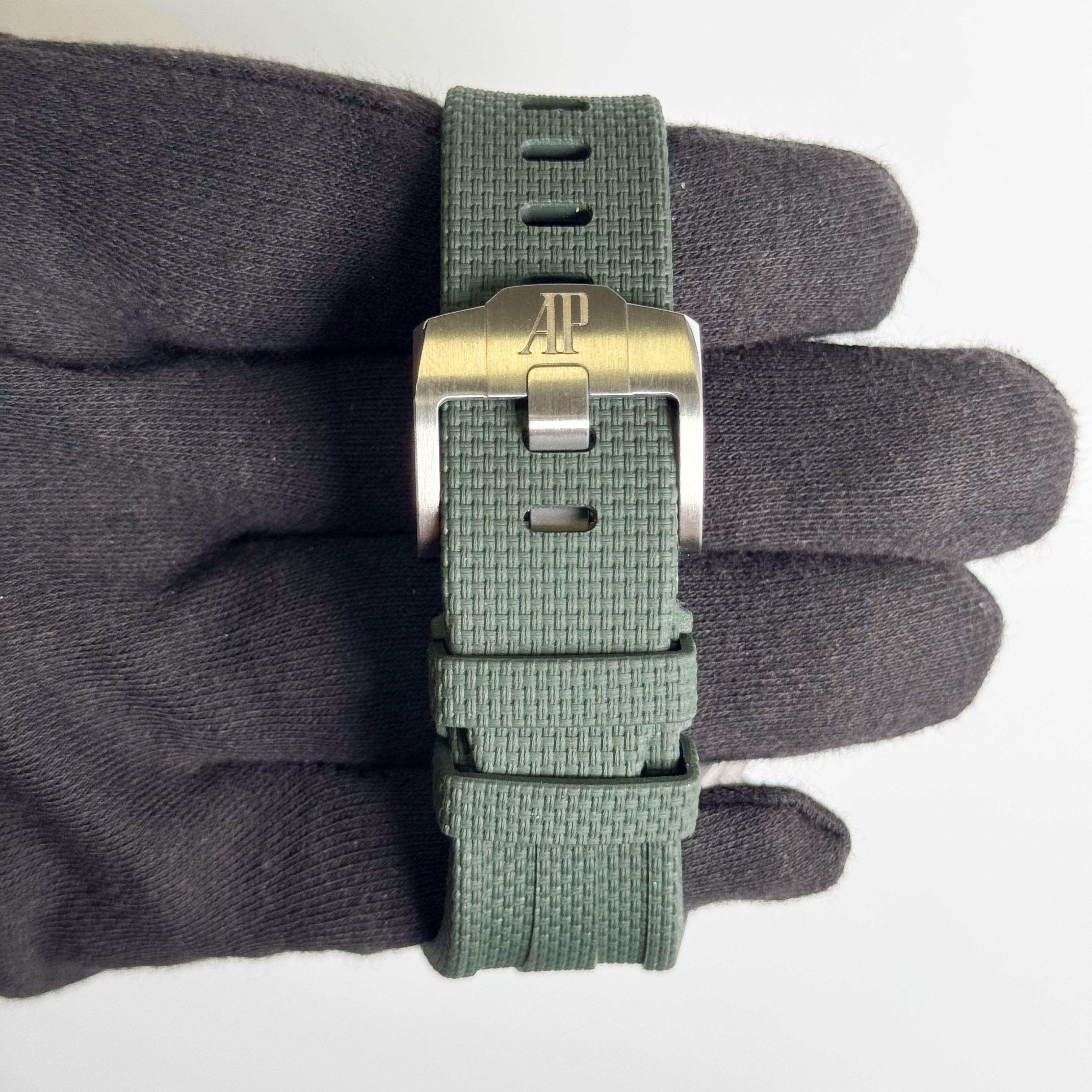 Audemars Piguet Royal Oak 42mm Green Dial Watch Ref# 26238TI.OO.A056CA.01