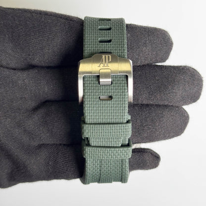 Audemars Piguet Royal Oak 42mm Green Dial Watch Ref# 26238TI.OO.A056CA.01 - Happy Jewelers Fine Jewelry Lifetime Warranty