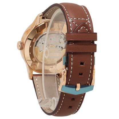 Patek Philippe Calatrava Rose Gold 42mm Black Roman Dial Watch Reference#: 5524R-001 - Happy Jewelers Fine Jewelry Lifetime Warranty