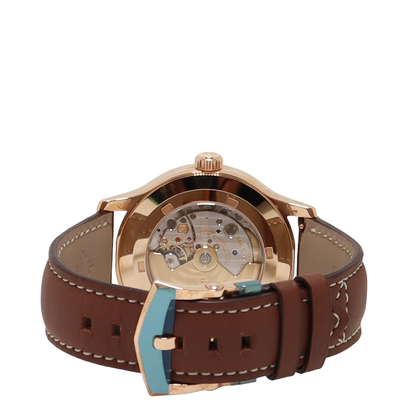 Patek Philippe Calatrava Rose Gold 42mm Black Roman Dial Watch Reference#: 5524R-001 - Happy Jewelers Fine Jewelry Lifetime Warranty