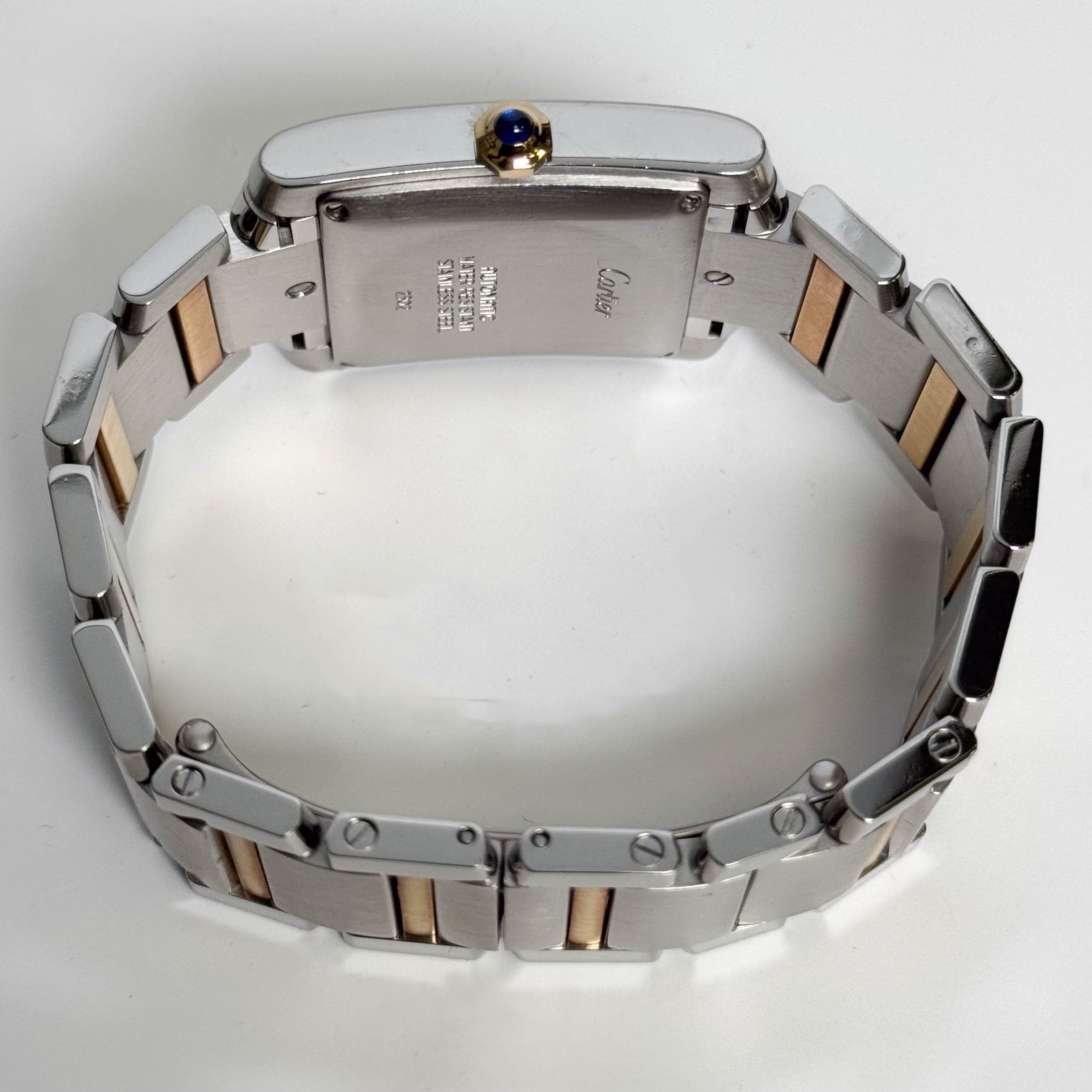 Cartier Tank Stainless Steel 32mm White Dial Watch Ref# W51005Q4 - Happy Jewelers Fine Jewelry Lifetime Warranty