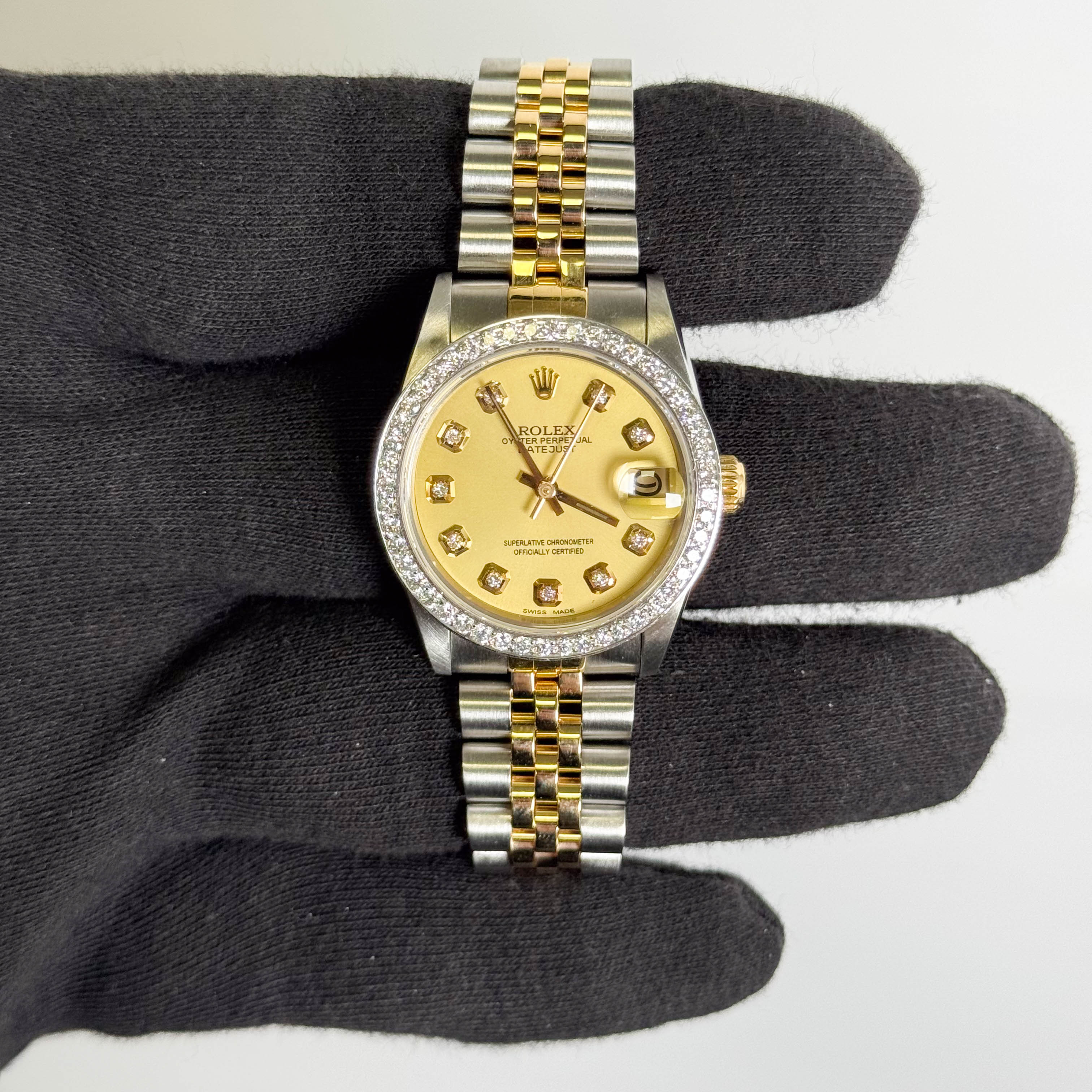 Rolex Datejust 31mm Champagne Dial Watch Ref# 68273