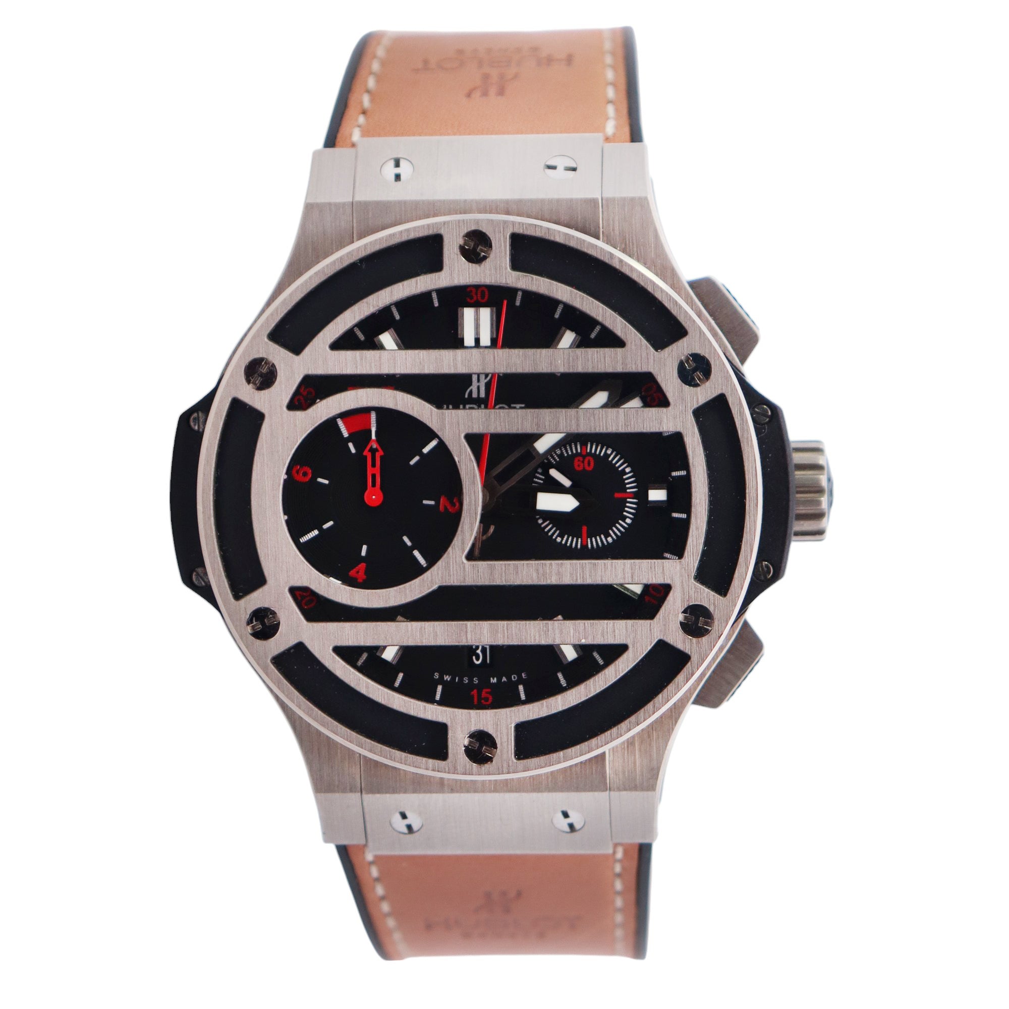 Hublot Big Bang 44mm Black Dial Watch Ref# 317.NM.1137.VR - Happy Jewelers Fine Jewelry Lifetime Warranty