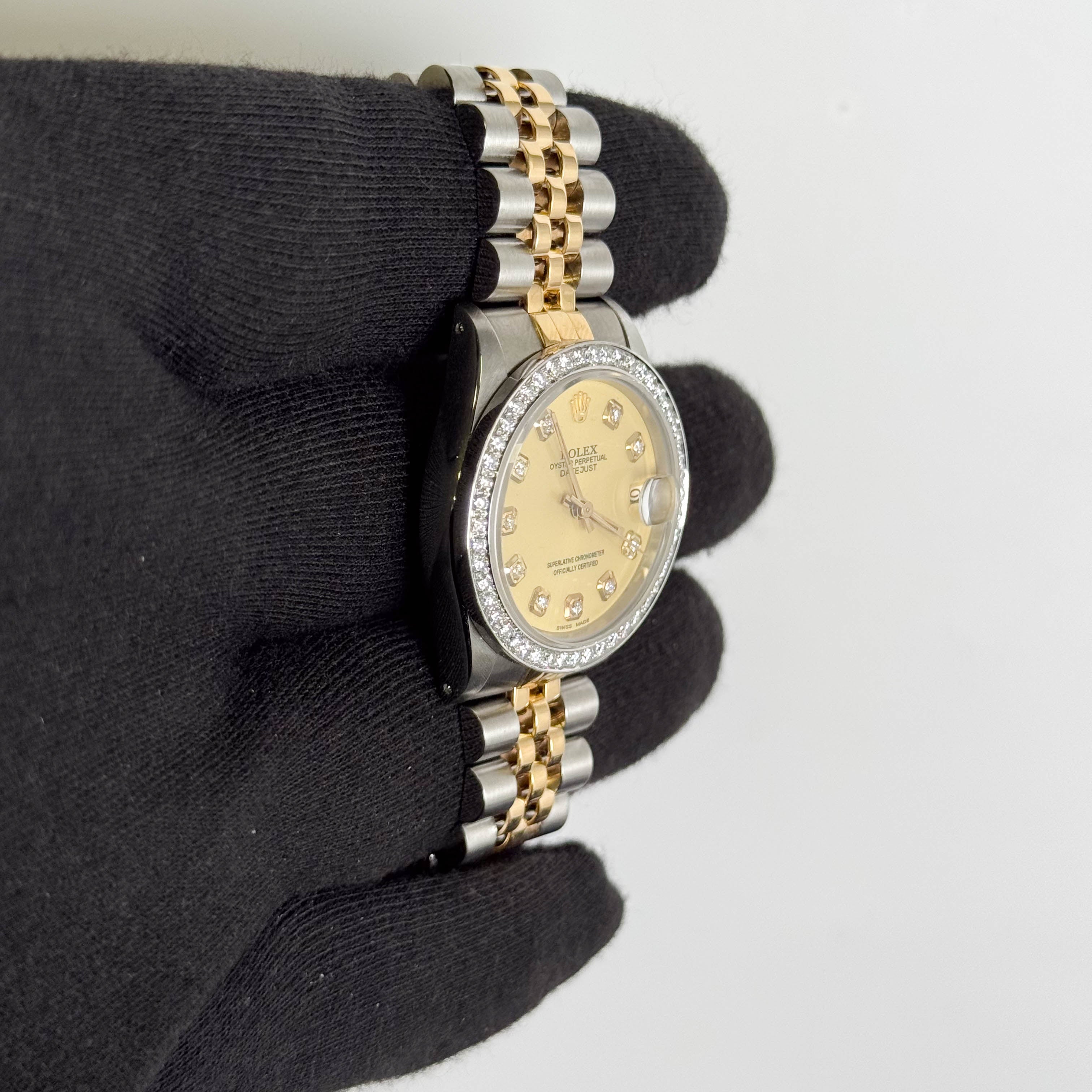 Rolex Datejust 31mm Champagne Dial Watch Ref# 68273
