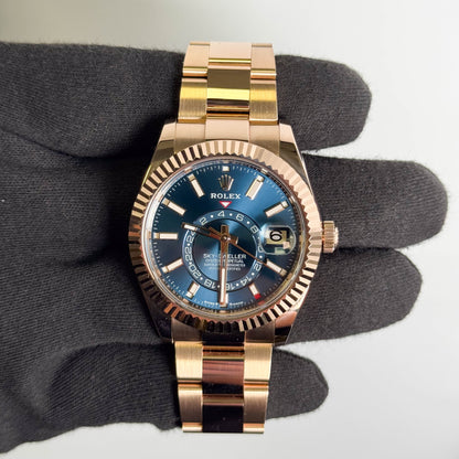 Rolex Sky-Dweller 42mm Blue Watch Ref# 336935 - Happy Jewelers Fine Jewelry Lifetime Warranty