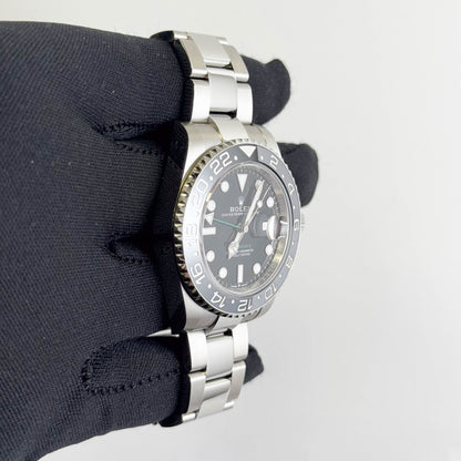 Rolex GMT-Master II "Bruce Wayne" 40mm Black Dial Watch Ref# 126710GRNR - Happy Jewelers Fine Jewelry Lifetime Warranty