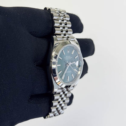 Rolex Datejust 41mm Green Dial Watch Ref# 126300 - Happy Jewelers Fine Jewelry Lifetime Warranty